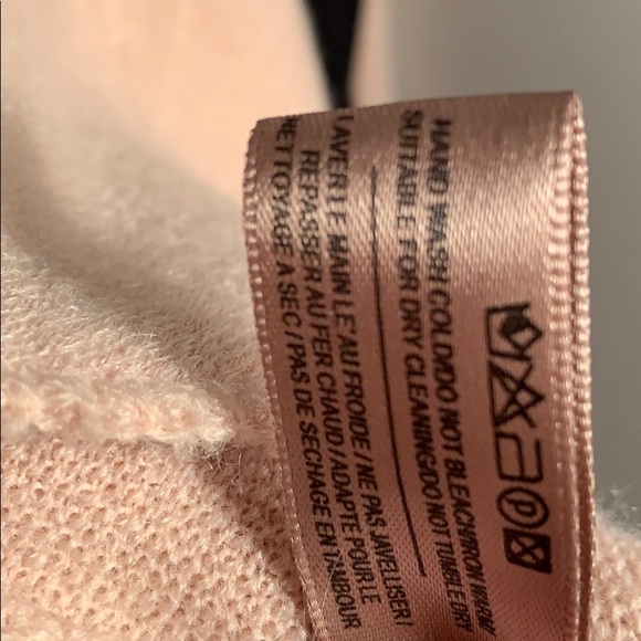 Blush Pink Knit Shawl one size - Picture 5 of 6